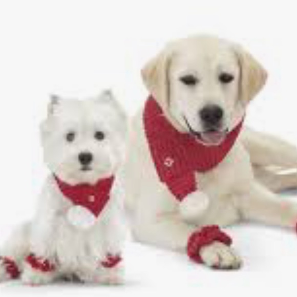 NWT HuggleHounds Christmas Dog Scarf - Picture 2 of 14